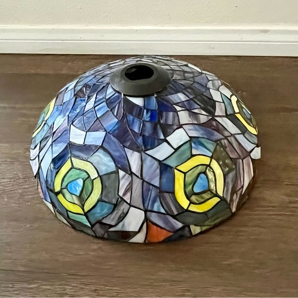Stunning Mosaic Glass Art Multicolor Lamp shade - Picture 7 of 14